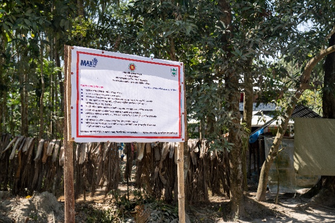 Healthy Village declaration ceremony with community members and officials